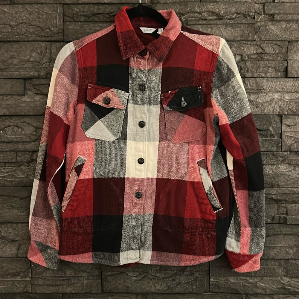 Woolrick Plaid flannel shirt/jacket. Size XS